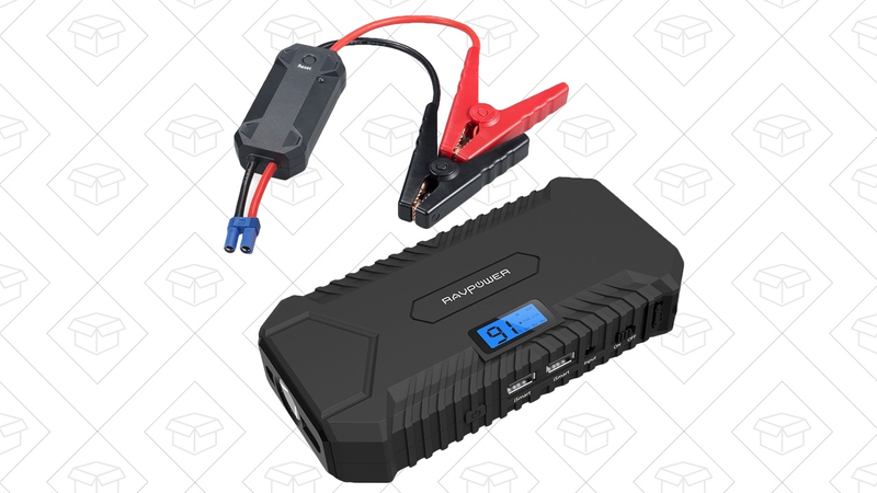 RAVPower 550A Car Jump Starter, $53 with code KIN14000
